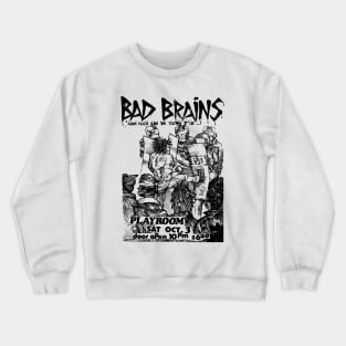 Bad Brains Punk Flyer Crewneck Sweatshirt